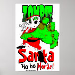 Zombie Santa Poster posters