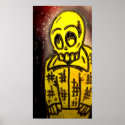 zombie sign Poster posters