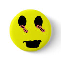 Zombie Smiley Button
