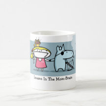 Zombie Squirrel Apocalypse Mom-Brain Mug