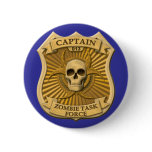 Zombie Task Force - Captain Badge buttons