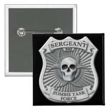 Zombie Task Force - Sergeant Badge Buttons