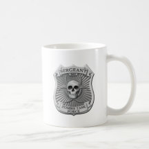 Zombie Task Force - Sergeant Badge Coffee Mugs