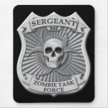 Zombie Task Force - Sergeant Badge Mousemat