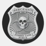 Zombie Task Force - Sergeant Badge Stickers