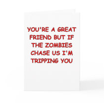 Zombie Trip Card