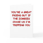Zombie Trip Card