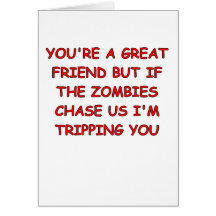 Zombie Trip Card