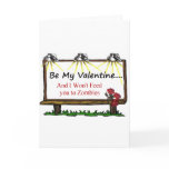 Zombie Valentine cards
