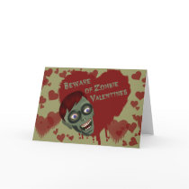 Zombie Valentine Greeting Card