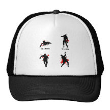 zombie walker crawler mesh hat
