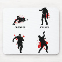 zombie walker crawler mousepads
