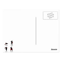 zombie walker crawler post card