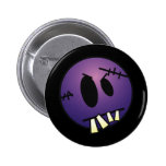 ZOMBIECON FACE - PURPLE PINBACK BUTTONS
