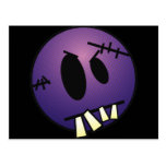 ZOMBIECON FACE - PURPLE POST CARD