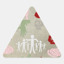Zombies and Brains Sticker