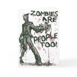 Zombies are People too Gear cards