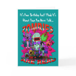 Zombies Are Real Greetings Card