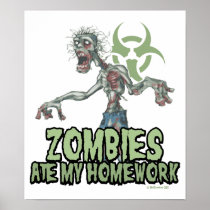 Zombies Ate My Homework Posters