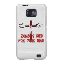 Zombies Died For Your Sins Samsung Galaxy SII Case