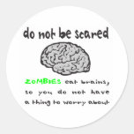 ZOMBIES EAT BRAINS T-SHIRTS AND GIFTS STICKER