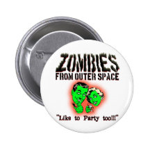 Zombies From Outer Space! Pins