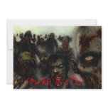 Zombies Halloween Invitation