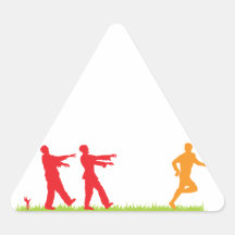 Zombies Hate Fast Food Sticker