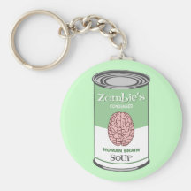 Zombie's Human Brain Soup Key Chains