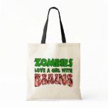 Zombies Love a Girl with Brains bags