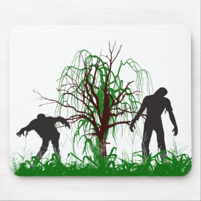 Zombies Mouse Pads by zzzeeepsdesigns