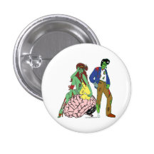 zombies pinback button