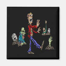 Zombies Refrigerator Magnet