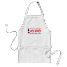 Zombies Will Eat Me Aprons