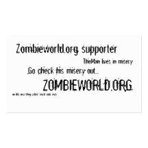 zombieworld.org card business card template