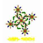 ZombieZ DARK SEED STAR WOMANS FITTED T-SHIRT