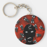 ZombieZ zombie and flies KEYCHAIN