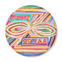 ZONAR - Karuna Reiki Symbol by Navin Joshi Refrigerator Magnets