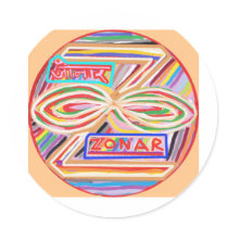 ZONAR - Karuna Reiki Symbol by Navin Joshi Sticker