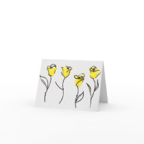 Zonta Yellow Rose Note Cards