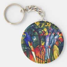 Zoologischer Garten (I) By Macke August Key Chain