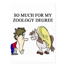 zoology zoologist design post cards
