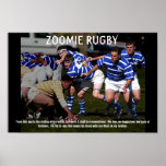 ZOOMIE RUGBY posters