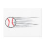 Zooming Baseball Hit