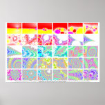 Zooming Into A Newton's Method Fractal Poster