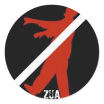 ZUAzombie Sticker
