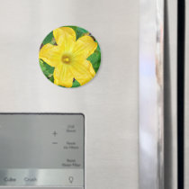 Zucchini Flower Magnets