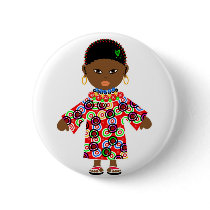 Zulu Doll Buttons
