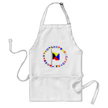 Zulu Require a Tug Nautical Signal Flag Aprons
