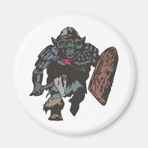 Zwergenkrieger Krieger Zwerg dwarf warrior Magnets